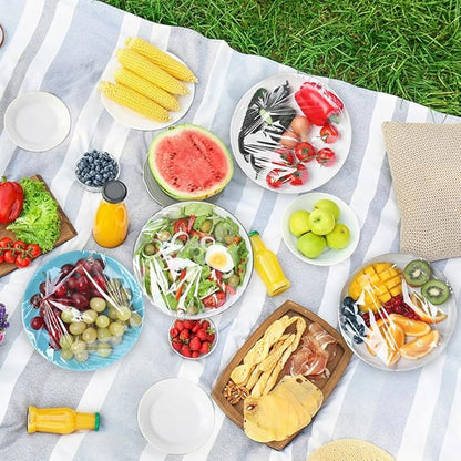200 Pcs Fresh Keeping Bags, Reusable Elastic Food Storage Covers, Stretch Plastic Wrap Bowl Covers Preservation Bags, Elastic Storage Cover for Fruit Preservation and Food Storage - Image 7