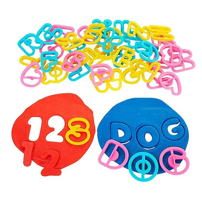Colorations Alphabet & Number Dough Cutter Set - 41 Pieces