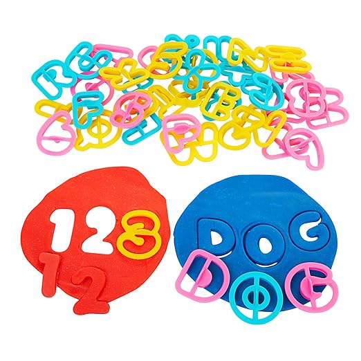 Colorations Alphabet & Number Dough Cutter Set - 41 Pieces