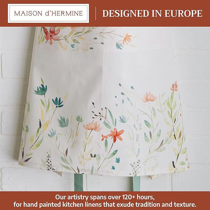 Maison d' Hermine 100% Cotton Apron for women with Pocket Kitchen Chef Apron for Men Cooking Mothers Day Gifts - Image 2