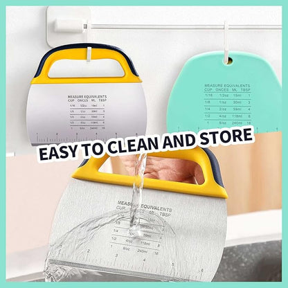 YGDZ Dough Scraper 2 PCS, Stainless Steel Bench Scraper With Grip, Plastic Dough Cutter with Measuring Scale, Multipurpose Pizza Cutter, Pastry Scraper, Bread Scraper for Baking, Dough, Cake - Image 7