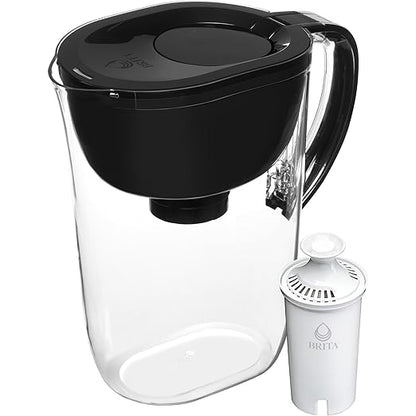 Brita Large Water Filter Pitcher for Tap and Drinking Water with SmartLight Change Indicator, Includes 1 Standard Filter, BPA-Free, Lasts 2 Months, 10-Cup Capacity, Stretch Limo Black - Image 12