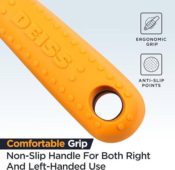 Deiss PRO Swivel Vegetable Peeler - Sharp Japan Stainless Steel Peeler With Easy Non-Slip Hand Grip, Potato Peelers For Kitchen, Fruit, Carrot, Apple, Veggie, Kiwi, Durable, Dishwasher Safe - Image 7