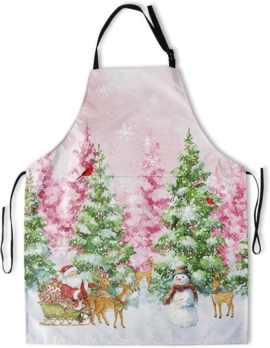 Funny Apron Polyester Grooming Aprons with Pocket for Cooking Kitchen Grilling Adults