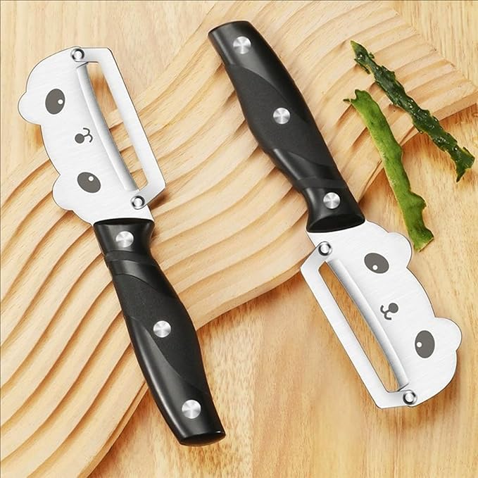 Multifunctional Vegetable Peeler, Stainless Steel Curved Blade Peeler with Ergonomic Handle for Potato, Pumpkin, Melon, Fruit, Kitchen Gadget - Image 7