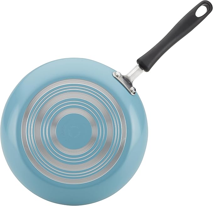 Farberware Cookstart DiamondMax Nonstick Cookware/Pots and Pans Set, Dishwasher Safe, Includes Baking Pan and Cooking Tools, 15 Piece - Aqua - Image 12