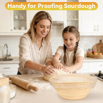 200pcs Bowl Covers Bread Proofing Reusable Large Shower Caps for Sourdough Bread Baking Rising Elastic Plastic Wrap for food Keep Food Fresh Outdoor Keeping Bags - Image 4