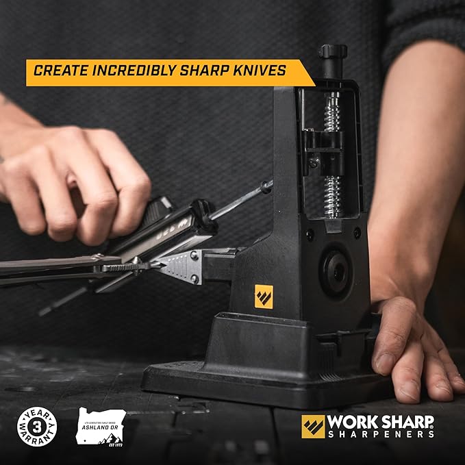 Work Sharp Precision Adjust Elite Knife Sharpener - Adjustable Knife Sharpening System - For Hunting, Serrated & Kitchen Knives - Image 6