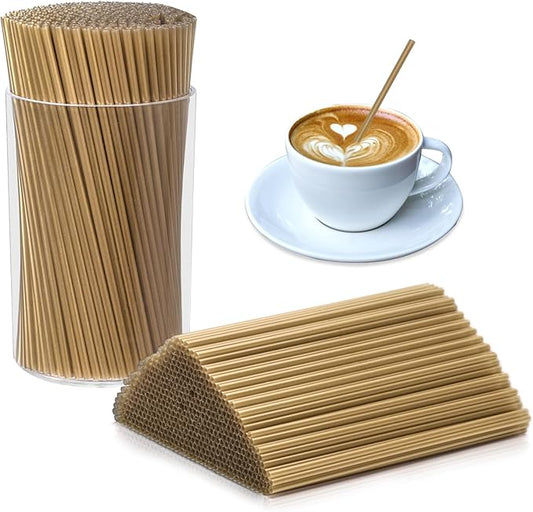500 Pcs Gold Coffee Stirrers Holder Set Metallic Gold Coffee Stir Sticks Acrylic Stir Stick Holder Cocktail Straws Bar Straws Drink Stirrers for Coffee Bar Decor Juice Party Halloween Supplies by DLUGOPIS