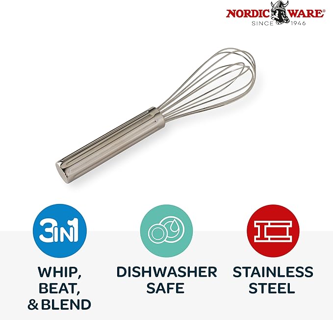 Nordic Ware Small Whisk, 7-Inch, Stainless Steel - Image 3