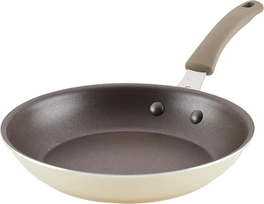 Rachael Ray Cook + Create Nonstick Frying Pan/Skillet, 10 Inch - Almond by RachaelRayKitchenware