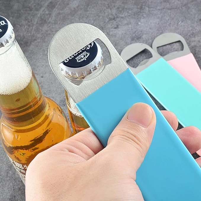 KTOJOY 3 Pack Heavy Duty Stainless Steel Flat Bottle Opener, Solid and Beer Openers, 7 inches - Image 7