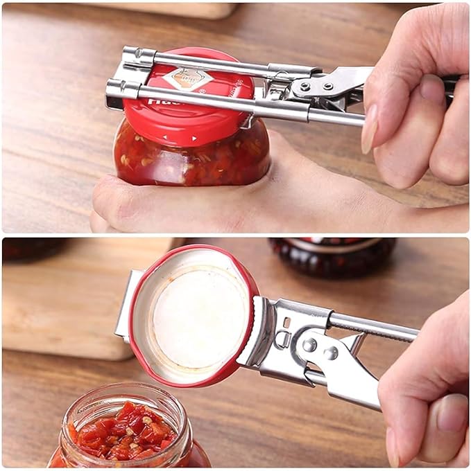 Master Jar & Bottle Opener,Adjustable Multifunctional Stainless Steel Can Opener Jar Lid Gripper,Manual,Kitchen Accessories（1PCS） - Image 7