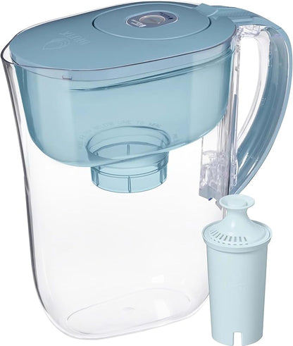 Brita Small 6 Cup Water Filter Pitcher, 1 BritaPlus Filter, Metro, Stone Blue (Package May Vary) - Image 12
