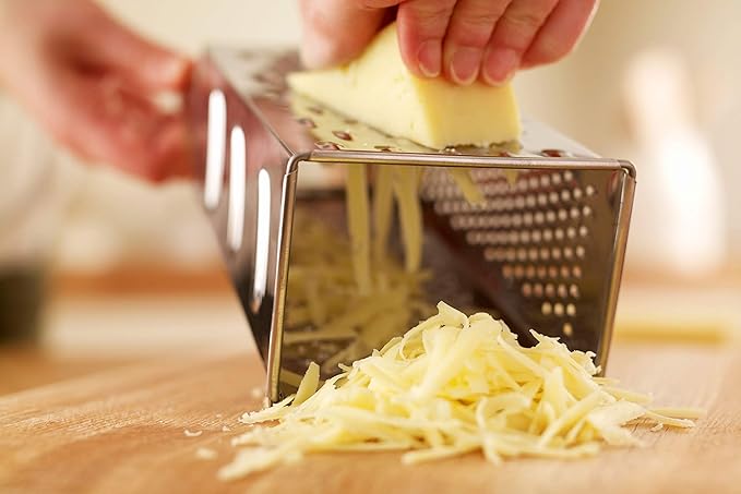 Norpro 4-Sided Stainless Steel Grater 8.25" Tall (2-Pack) - Image 4