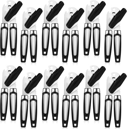 Gisafai 12 Pcs Manual Can Opener with Sharp Blade Smooth Edge Multifunctional Kitchen Gadget Handheld Openers Oversized Handheld Knob Can and Bottle Animals by Gisafai