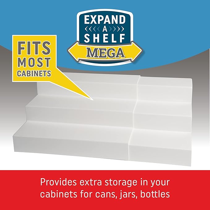 Dial Industries 3 Tier Adjustable Canned Goods Shelves for Kitchen Cabinet and Pantry Organization, Mega - Image 3