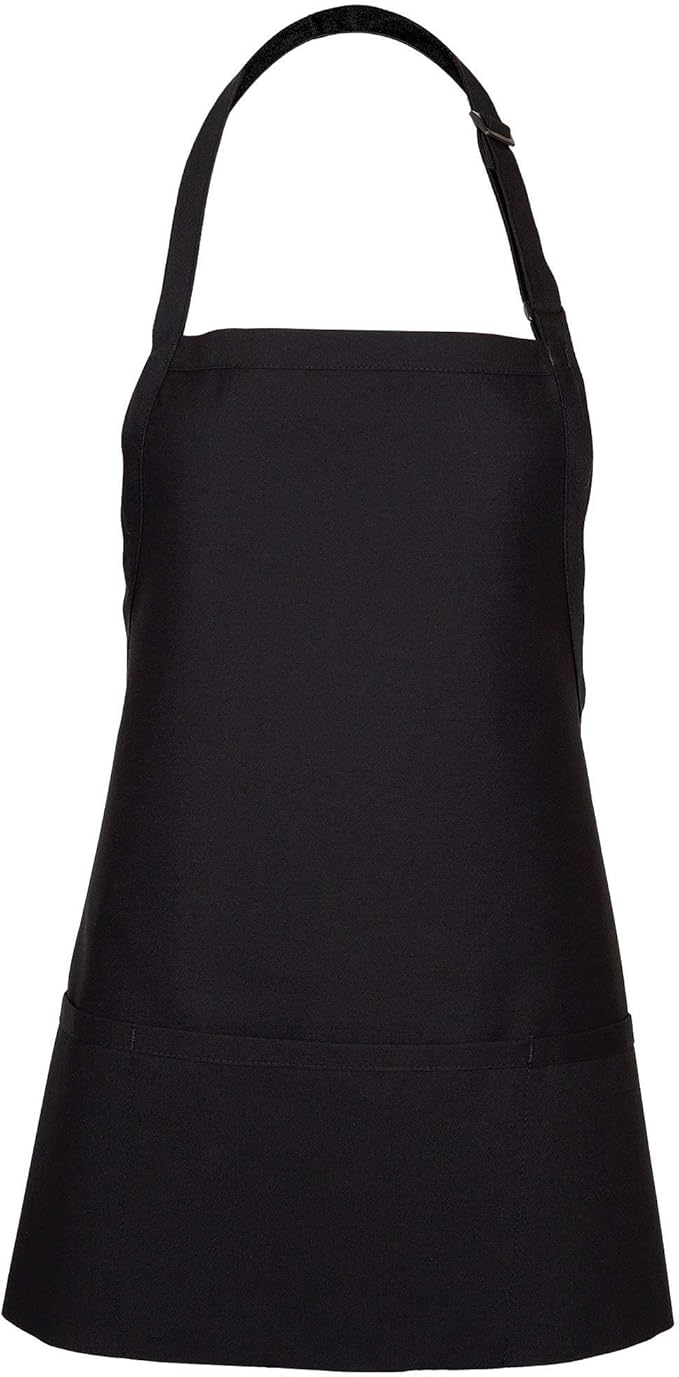 FAME® 3 Pocket Adjustable Unisex Bib Apron - F10 - Restaurants, Home, Hobbyist, Chef, Paint Party, Gardener, Grocery Store