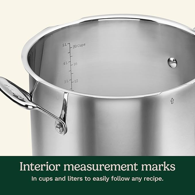 Cuisinart 766S-22 6 Qt. Stainless Steel Pasta Pot w/Straining Cover Chef's-Classic-Stainless-Cookware-Collection, 6-Quart - Image 4