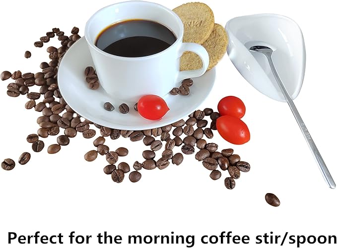 Coffee Spoon Rest, Counter Spoon Holder for Coffee Tea Spoons Stirrers, Mini Coffee Station Table, Coffee Bar Accessories - Image 2