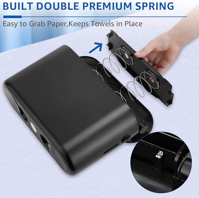 Countertop Paper Towel Holder, Commercial Paper Towel Dispenser, Multifold Trifold Z-Fold Paper Towel Holder, Napkin Holder Dispenser, Hand Towel Dispenser for Home Kitchen Restaurant