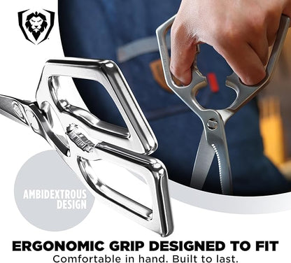Dalstrong Kitchen Scissors — Japanese Stainless Steel Shears, Ambidextrous, Detachable for Cleaning — For Spatchcocking Chicken, Trimming Herbs, Pizza, Flatbread & Package Opening - Image 6
