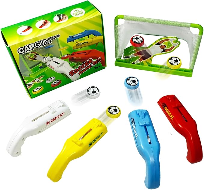 cap gun bottle opener launcher shooter funny shooting gun creative beverage bottle opener, suitable for party games, family gatherings, outdoor barbecues (4PC World Cup)