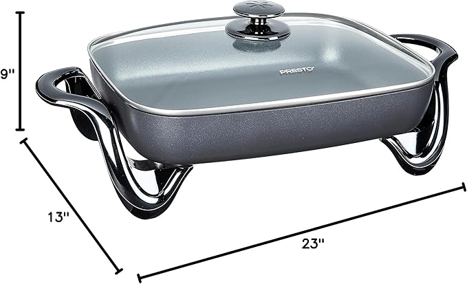 Presto 06852 16-Inch Electric Skillet with Glass Cover - Image 6