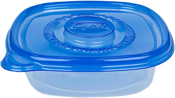 Glad GladWare Entree Food Storage Containers with Lids, Medium Square BPA Free Plastic for Meal Prep and Lunches, Lock Tight Seal, Microwave and Dishwasher Safe, 25 Oz, 5 Count - 6 Pack - Image 5