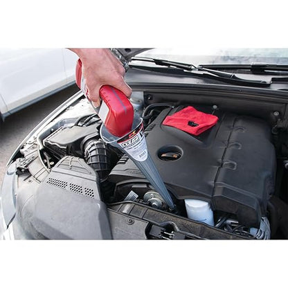 Performance Tool W4052 Clear View Long Reach Funnel - 1 Pint, Upgraded Design for Clean and Quick Transfers