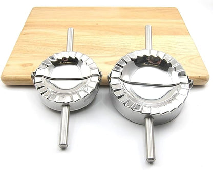 Best Utensils Stainless Steel Ravioli Mould Pierogi Dumpling Maker Wrapper Pastry Dough Cutter Kitchen Accessories (M: 4 inch)