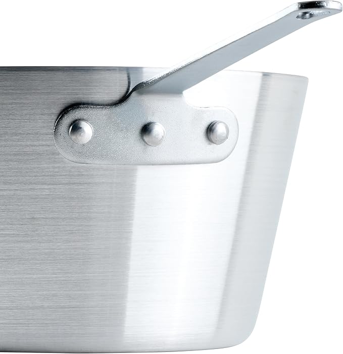 Winco Heavy-Duty Aluminum Tapered Sauce Pan, 3mm, 5 Quart - Image 3