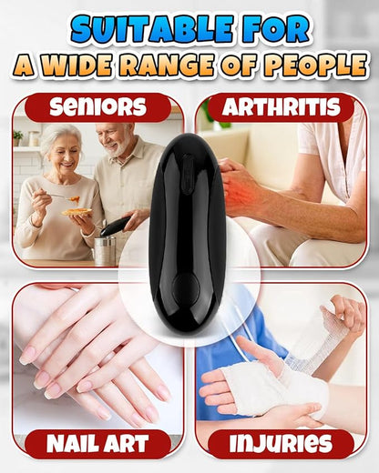 Electric Can Opener, One-Touch Hands Free Can Opener, Side-Cut Can Opener, Safety Smooth Edge, Rechargeable Cordless Can Opener Fits Most Cans, Great for Seniors & Arthritis - Image 6