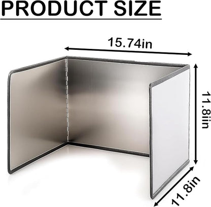 Splatter Screen, splatter guard for frying pan, grease splatter guard oil splatter guard, Heat Resistant Stove Top Shield, Stops Oil Grease Splashes, Safer Frying Pan Cooking Anti-Splash Protection