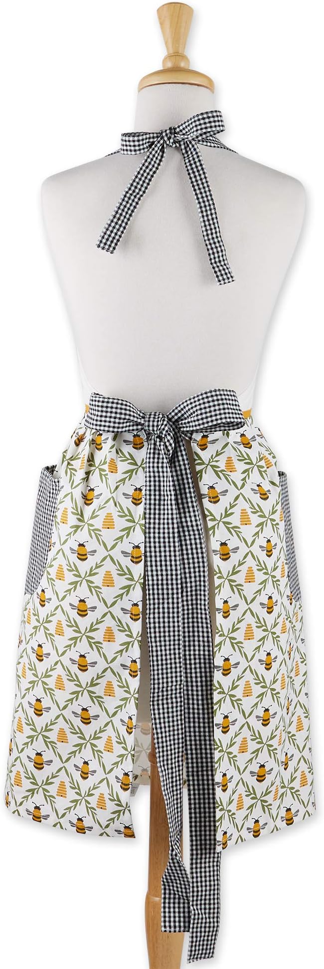 DII Women's Spring & Summer Apron Collection Adjustable, Two Large Pockets & Extra Long Ties, One Size Fits Most
