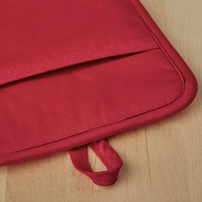 KitchenAid Ribbed Soft Silicone Pot Holder 2-Pack Set, Passion Red, 7"x9" - Image 3