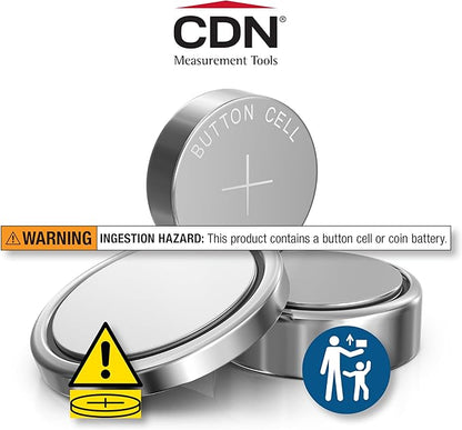 CDN ProAccurate® Instant Read Digital Pocket Thermometer with 2.75" Stainless Steel Tip for Accurate Temperature Measurement, Red (DT450X-R) - Image 7