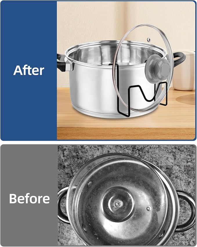 Crock Pot Lid Holder,Stainless Steel Crockpot Lid Holder Attachment,Crockpot Cover Holder,Slow Cooker Lid Holder,Lid Hanger For Crock Pot while Cooking