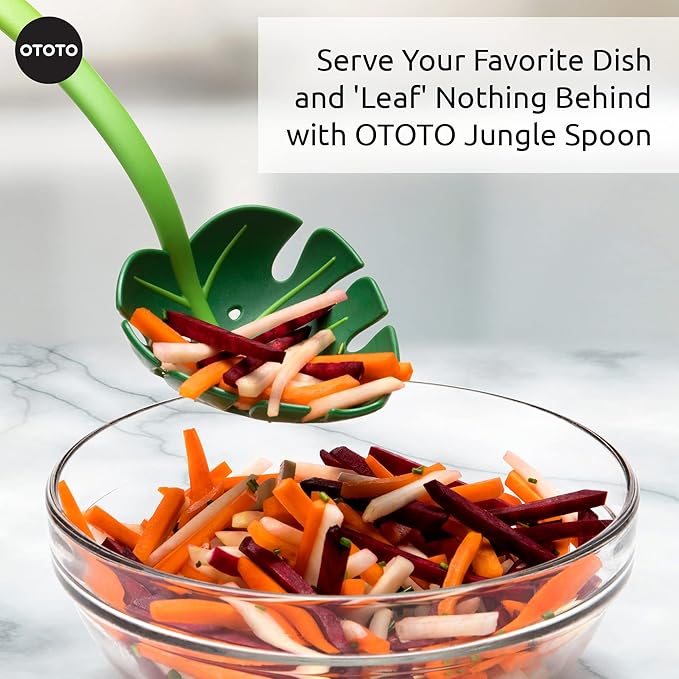 OTOTO Jungle Spoon Monstera Ladle - BPA-Free High Heat Resistant Nylon for Cooking for Nonstick Cookware Kitchen Tools & Utensils, Kitchen Gifts & Gadgets, Cute - Image 7