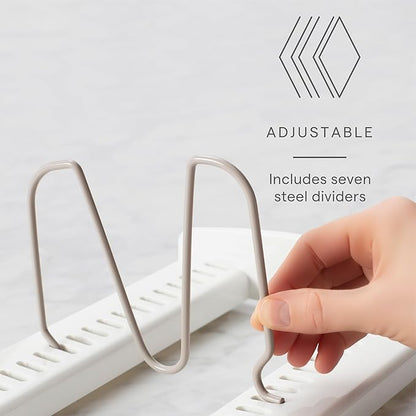 YouCopia StoreMore Adjustable Pot Lid Organizer, Standard, White - Image 2