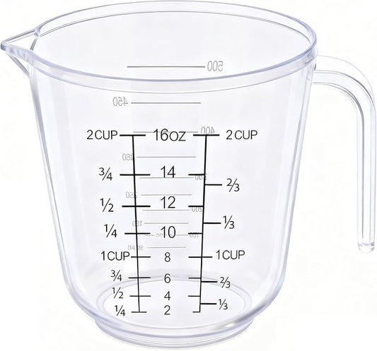 DOTINGHUX Measuring Cup, 2 Cup, Clear by DOTINGHUX