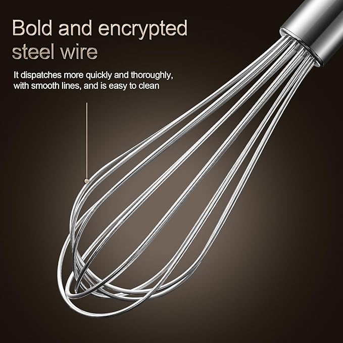 Aniso Stainless Steel Whisk (6 inches, Silver)1 - Image 3