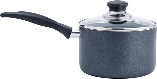 T-fal Specialty Nonstick Handy Pot with Glass Lid 3 Quart Oven Safe 350F Cookware, Pots and Pans, Dishwasher Safe Black by T-falbrand