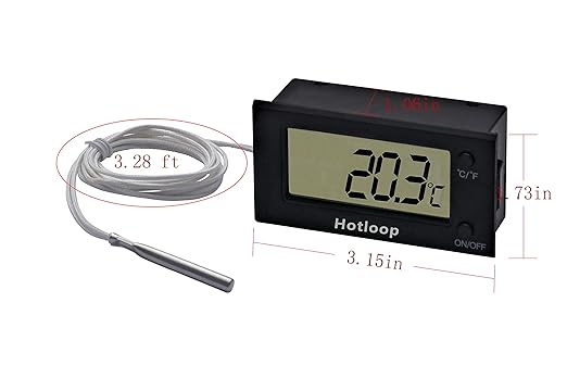 Digital Oven Thermometer Heat Resistant up to 572°F/300°C, LCD - Image 3