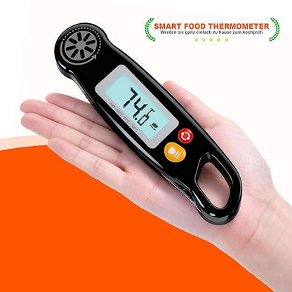 Antonki Meat Thermometer Digital - Instant Read Food Thermometer with Backlight for Cooking Grilling Baking Kitchen Candy BBQ Oil Liquid, Backlit Display, Battery Included - Image 8