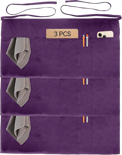Xeoxarel Aprons with 4 Pockets (Available in 3 Pack / 7 Pack) 23.5'' X 11.5'' by XeoxarelWomensvests
