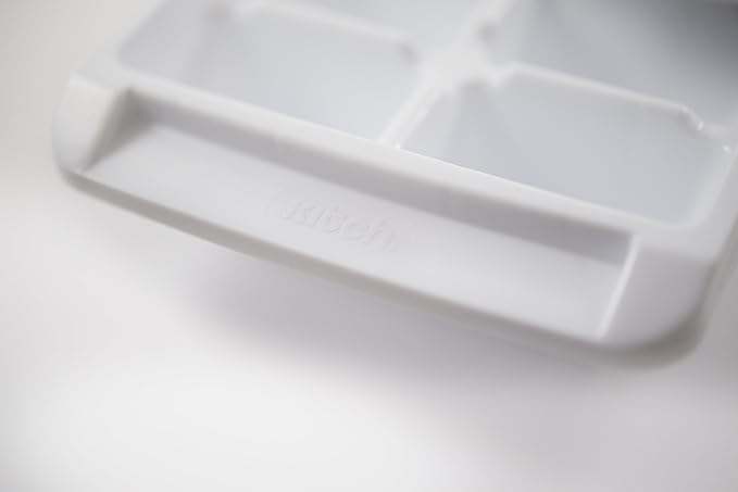 Kitch Ice Tray Easy Release White Ice Cube Trays, 16 Cube (Pack of 2) (2867-WHT-2) - Image 2