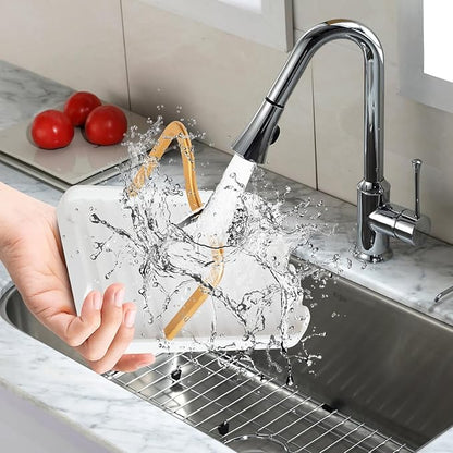 Ysks'hf spoon holder and pot lid holder，stainless steel，Kitchen Utensil Rest, scraper holder & pot holder，Spoon Holder for Stove Top - Kitchen Utensil Holder for Ladles & Tongs (Gold White)