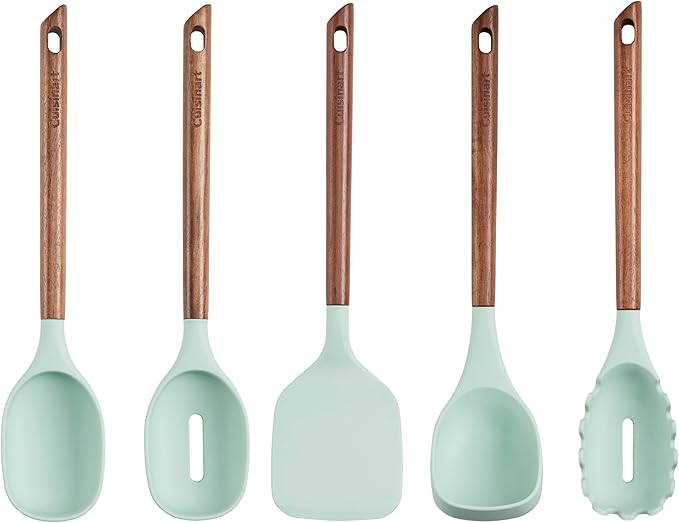 Cuisinart AcaciaFusion Set of 5 Tool Set - Mint by Cuisinart