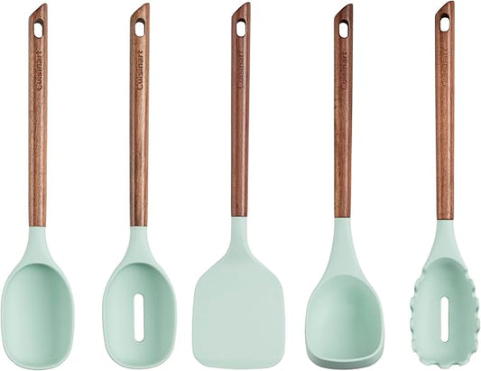 Cuisinart AcaciaFusion Set of 5 Tool Set - Mint by Cuisinart